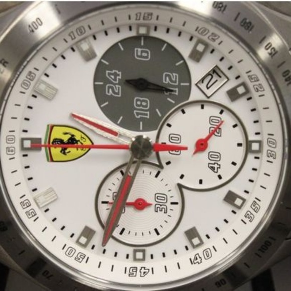 Ferrari stainless steel silver men's watch - Picture 2 of 5